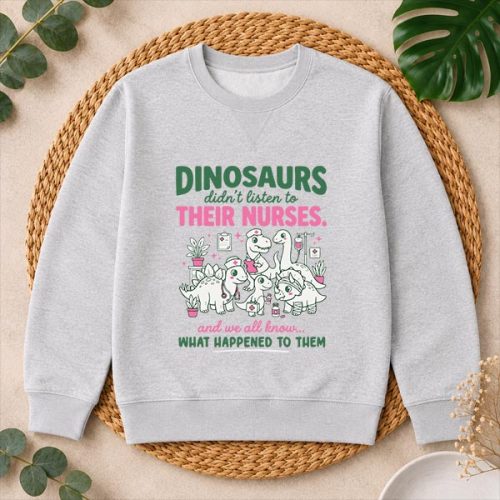 Dinosaur Didnt Listen To Their Nurses Rn Cna Nicu Rn PNG SVG
