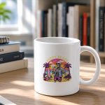 Dirty Heads Skeleton Beach Summer Vacation Summerween Party Mug
