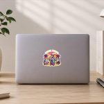 Dirty Heads Skeleton Beach Summer Vacation Summerween Party Sticker