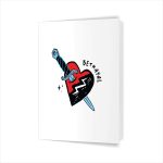 Disney Descendants Wicked Wonderland Betrayal Heart Greeting Card