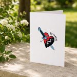 Disney Descendants Wicked Wonderland Betrayal Heart Greeting Card