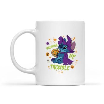 Disney Stitch Halloween Witch Costume Brewing Up Trouble Mug