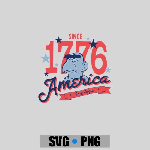 Disney The Muppets Sam Eagle Usa 250th Anniversary America Since 1776 PNG SVG