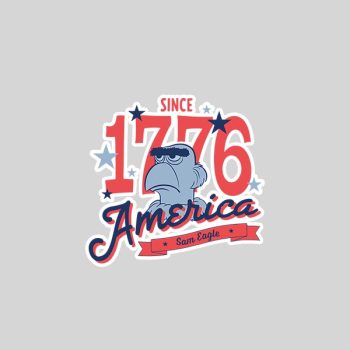 Homepage 70 Disney The Muppets Sam Eagle Usa 250th Anniversary America Since 1776 Sticker