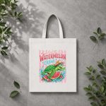 Do The Watermelon Crawl Turtle Girly Striped Summer PNG SVG