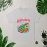 Do The Watermelon Crawl Turtle Girly Striped Summer PNG SVG