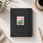 Do The Watermelon Crawl Turtle Girly Striped Summer Sticker