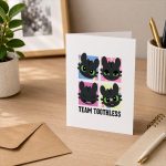 Dreamworks Dragons Team Toothless Expressions Greeting Card
