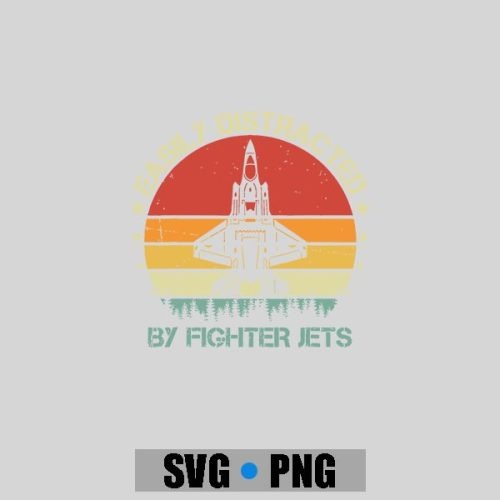 Easily Distracted By Fighter Jet F35 Lightning PNG SVG