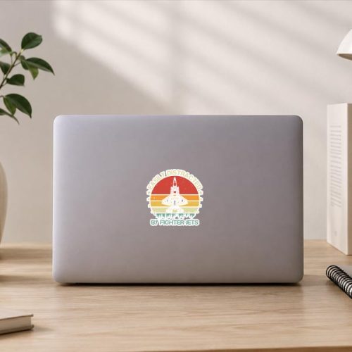 Easily Distracted By Fighter Jet F35 Lightning Sticker 3 Easily Distracted By Fighter Jet F35 Lightning Sticker