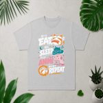 Eat Sleep Anime Repeat Cute PNG SVG