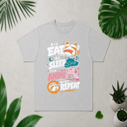 Eat Sleep Anime Repeat Cute PNG SVG 4 Eat Sleep Anime Repeat Cute PNG SVG