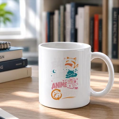 Eat Sleep Anime Repeat Cute Mug 2 Eat Sleep Anime Repeat Cute Mug