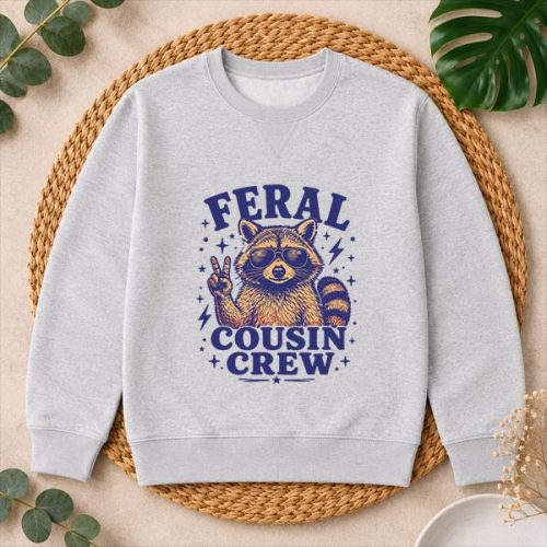 Feral Cousin Crew Girls Vintage PNG SVG