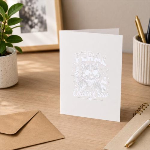 Feral Cousin Crew Girls Vintage Greeting Card 3 Feral Cousin Crew Girls Vintage Greeting Card