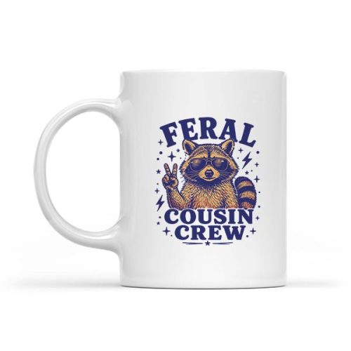 Feral Cousin Crew Girls Vintage Mug 1 Feral Cousin Crew Girls Vintage Mug