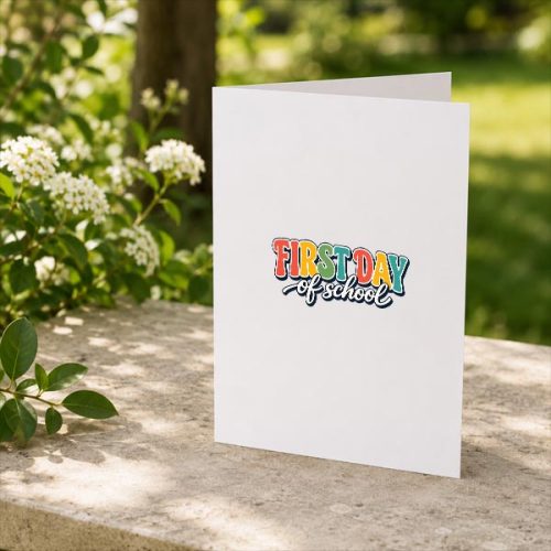 First Day Of School Teacher Girls Back To School Greeting Card