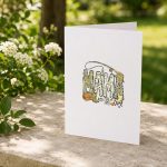 Fishing Family Matching Mama Dada Greeting Card