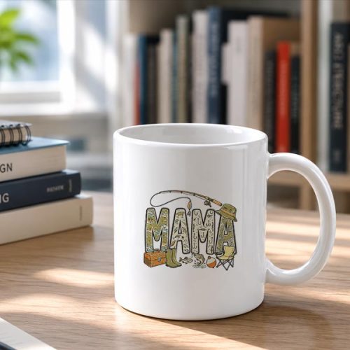 Fishing Family Matching Mama Dada Mug 2 Fishing Family Matching Mama Dada Mug