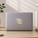 Fishing Family Matching Mama Dada Sticker