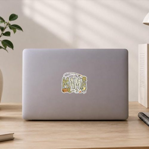 Fishing Family Matching Mama Dada Sticker