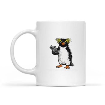 Homepage 3 Flight Was Never An Option Rockhopper Penguin Gun Meme Mug