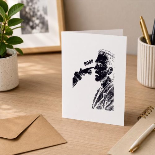 Frankenstein Boop Vintage Greeting Card 3 Frankenstein Boop Vintage Greeting Card