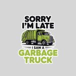 Garbage Truck Costume For Trash Garbage Man Sticker