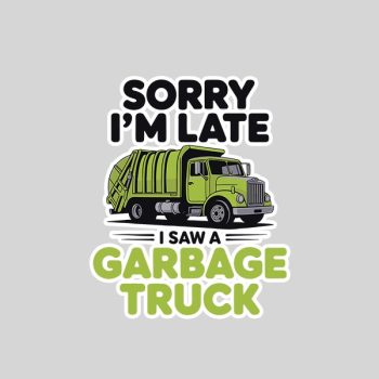 Homepage 152 Garbage Truck Costume For Trash Garbage Man Sticker
