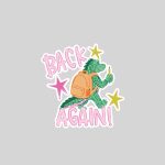 Gator Guess Whos Back Teacher Back To School Sticker