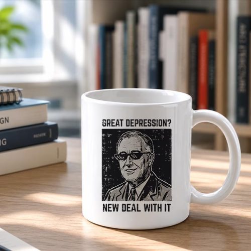Great Depression New Deal With It Saying Mug 2 Great Depression New Deal With It Saying Mug