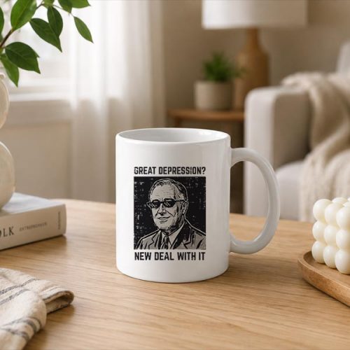 Great Depression New Deal With It Saying Mug 3 Great Depression New Deal With It Saying Mug