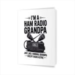 Ham Radio For Amateur Radio Operator Ham Radio Greeting Card