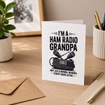 Ham Radio For Amateur Radio Operator Ham Radio Greeting Card
