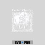 Heated Chivalry Medieval Knights Kissing Pride PNG SVG