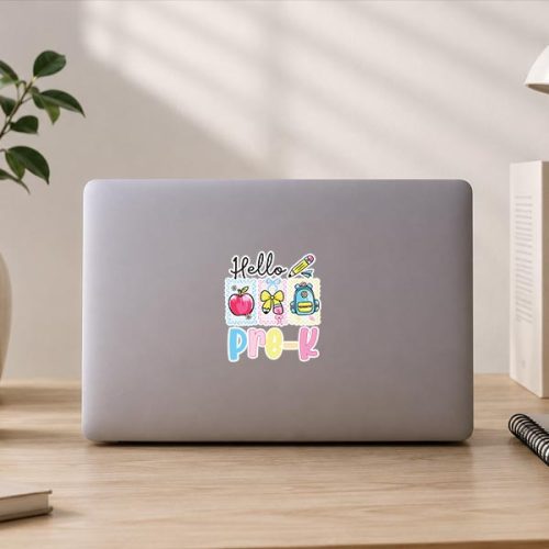 Hello Preschool Teacher Student First Day Back To School Sticker 3 Hello Preschool Teacher Student First Day Back To School Sticker
