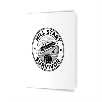 Homepage 76 Hill Start Survivor Manual Transmission Car Greeting Card