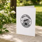 Hill Start Survivor Manual Transmission Car Greeting Card