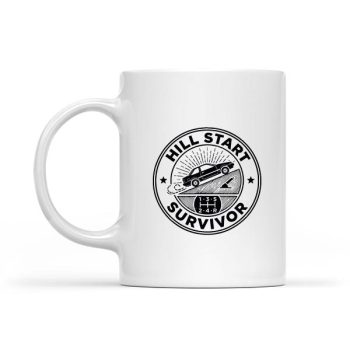 Hill Start Survivor Manual Transmission Car Mug