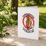 Hotdog Public Tooter More Than Fart Inappropriate Greeting Card