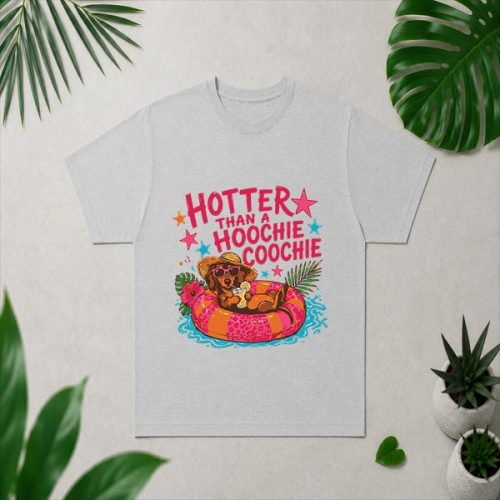 Hotter Than A Hoochie Coochie Dachshund Dog PNG SVG
