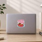 Hotter Than A Hoochie Coochie Dachshund Dog Sticker