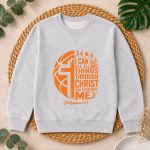 I Can Do All Things Through Christ Faith Basketball PNG SVG