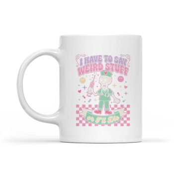 Homepage 29 I Have To Say Weird Stuff Skeleton Nurse Pastel Goth Mug