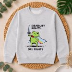 I Will Fight Until Disability Rights Frog PNG SVG