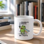 I Will Fight Until Disability Rights Frog Mug