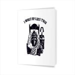 I Woke Up Like This Kafka Metamorphosis Literature Greeting Card