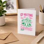 Iep Meeting Survivors Club Special Education Teacher Greeting Card