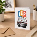 Iep Sped Teacher Art For Special Education Teacher Greeting Card