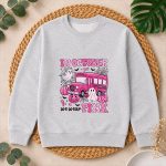 In October We Wear Pink Pumpkin Bus Breast Cancer Halloween PNG SVG